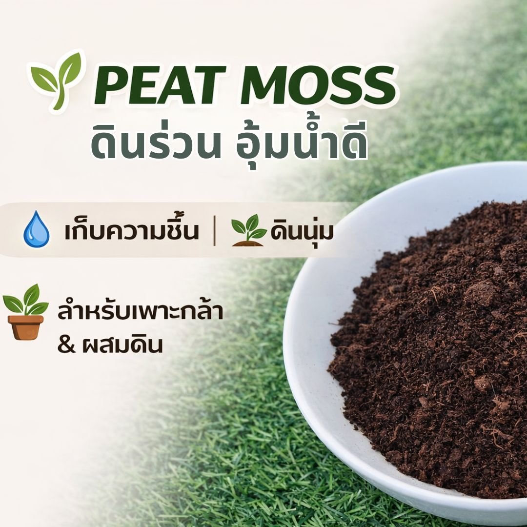 5L REKYVA peat moss – premium imported growing medium, ideal for germinating kale seeds.